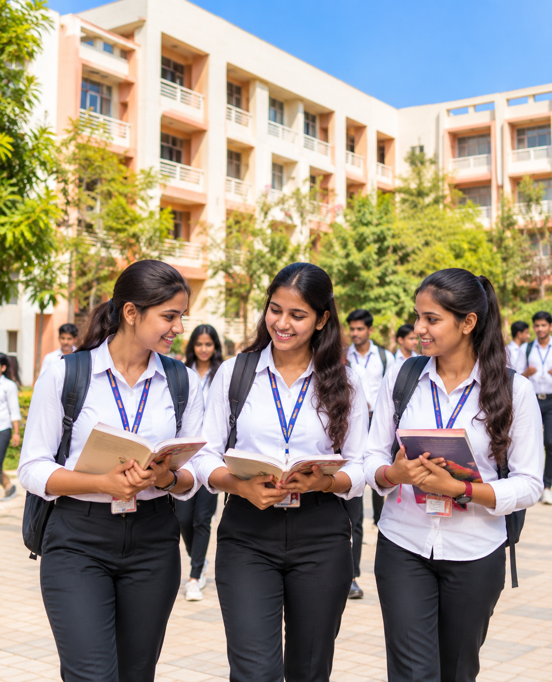 Students in a study session