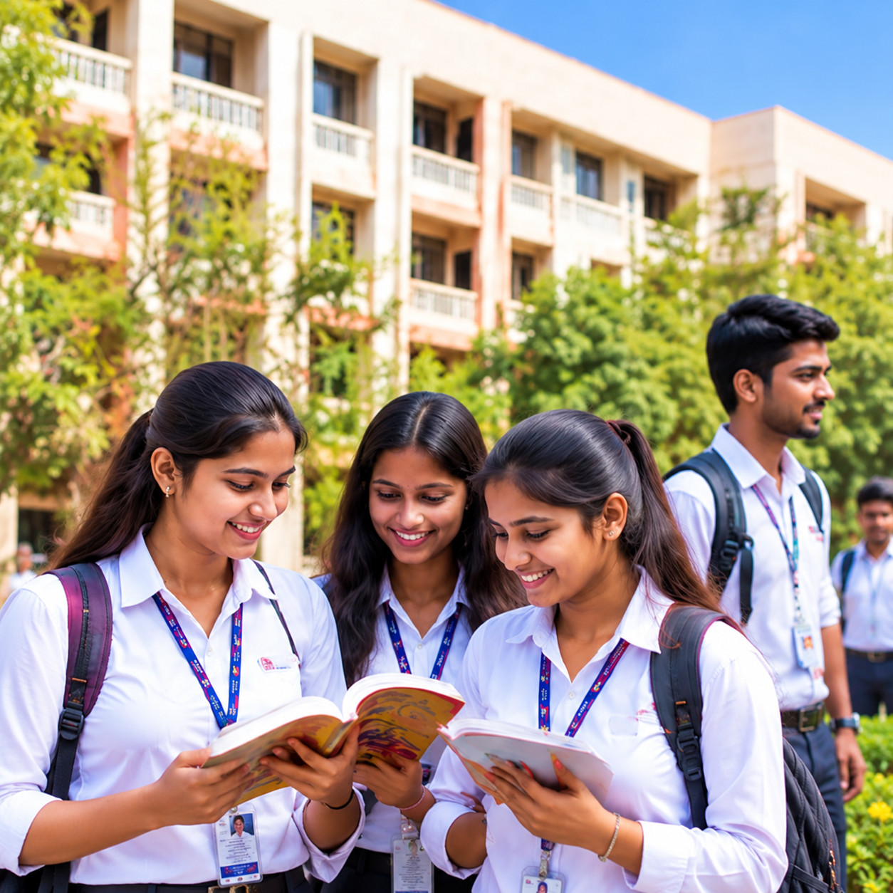Students learning together